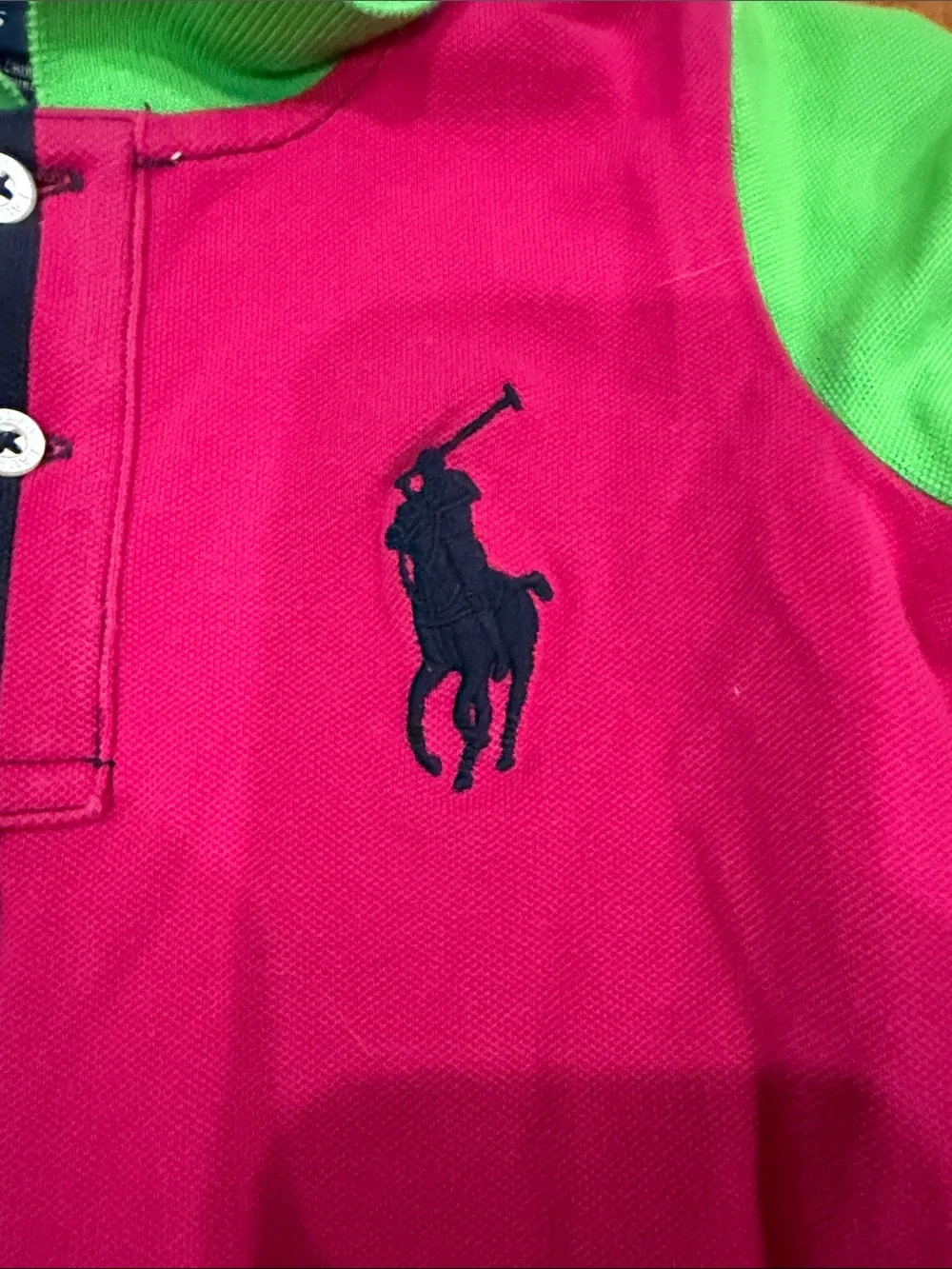 NWOT Ralph Lauren Two-Tone Polo Dress